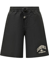 AMIRI - Shorts Amiri Hollywood con Coulisse e Ricamo Frontale - Nero - LIDIASHOPPING® - Official Website