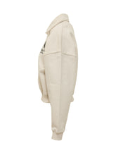 AMIRI - Chateau Polo Sweater with Front Embroidery - Beige - LIDIASHOPPING® - Official Website