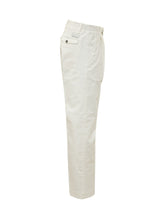 NINE:INTHE:MORNING - Chino Trousers with Pleats - White - LIDIASHOPPING® - Official Website