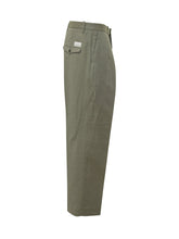 NINE:INTHE:MORNING - Pantaloni Baggy con Pinces - Verde - LIDIASHOPPING® - Official Website