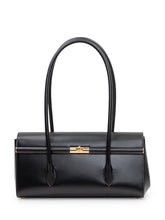 DOLCE & GABBANA - Top Handle Bag with Metal Closure - Black - LIDIASHOPPING® - Official Website