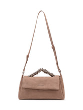 ORCIANI - Top Handle Bag in Leather with Chain Handle - Beige - LIDIASHOPPING® - Official Website