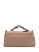 ORCIANI - Top Handle Bag in Leather with Chain Handle - Beige - LIDIASHOPPING® - Official Website