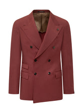 GABRIELE PASINI - Giacca Monopetto con Tasche con Patta - Rosso - LIDIASHOPPING® - Official Website