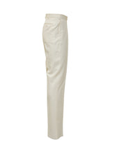 GABRIELE PASINI - Pantaloni con Chiusura Frontale con Bottone - Bianco - LIDIASHOPPING® - Official Website