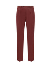 GABRIELE PASINI - Pantaloni con Chiusura Frontale con Bottone - Rosso - LIDIASHOPPING® - Official Website