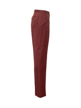 GABRIELE PASINI - Pantaloni con Chiusura Frontale con Bottone - Rosso - LIDIASHOPPING® - Official Website