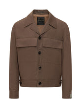GABRIELE PASINI - Buttoned Jacket with patch pockets - Brown - LIDIASHOPPING® - Official Website