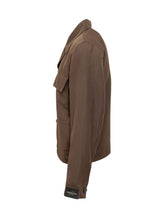 GABRIELE PASINI - Buttoned Jacket with patch pockets - Brown - LIDIASHOPPING® - Official Website