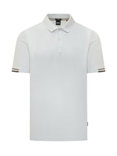 BOSS ESSENTIAL - Polo Parlay con Colletto e Bottoni - Bianco - LIDIASHOPPING® - Official Website