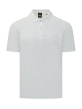 BOSS ESSENTIAL - Polo Pallas con Colletto e Bottoni - Bianco - LIDIASHOPPING® - Official Website