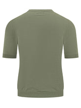 BALLANTYNE - Short Sleeve Knit Sweater - Green - LIDIASHOPPING® - Official Website