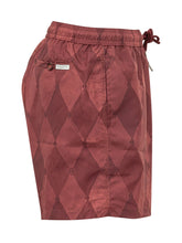 BALLANTYNE - Costume da Bagno con Stampa a Rombi - Rosso - LIDIASHOPPING® - Official Website
