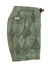 BALLANTYNE - Costume da Bagno con Stampa a Rombi - Verde - LIDIASHOPPING® - Official Website