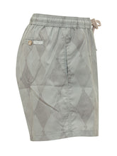BALLANTYNE - Costume da Bagno con Stampa a Rombi - Grigio - LIDIASHOPPING® - Official Website