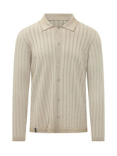 AROVESCIO - Camicia a Costa con Colletto - Beige - LIDIASHOPPING® - Official Website