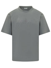 BURBERRY - T-shirt Short Sleeve with Logo - Grey - LIDIASHOPPING® - Official Website