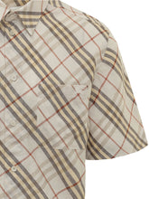 BURBERRY - Camicia Roland a Quadri con Tasca - Beige - LIDIASHOPPING® - Official Website
