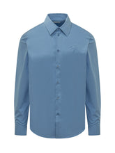 BURBERRY - Classic Collar Shirt - Blue - LIDIASHOPPING® - Official Website