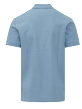 BURBERRY - Polo Eddie EKD a Maniche Corte - Blu | Lidia Shopping | Official Website