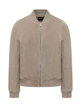 BOSS - Giubbino con Zip Frontale e Colletto Bomber - Beige | Lidia Shopping ® | Official Website