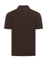 BOSS - Polo Shirt with Classic Collar and Button Placket - Brown - LIDIASHOPPING® - Official Website