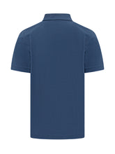 BOSS - Polo Shirt with Collar and Buttons - Blue - LIDIASHOPPING® - Official Website