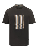 BOSS - T-shirt with Graphic Print - Black - LIDIASHOPPING® - Official Website