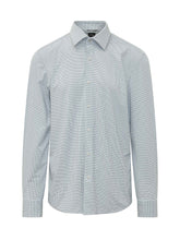 BOSS - Shirt with Collar and Buttons - Blue - LIDIASHOPPING® - Official Website