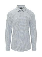 BOSS - Camicia con colletto e bottoni - Blu | Lidia Shopping | Official Website