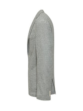 BOSS - Blazer Uomo Classico in Tessuto Mélange - Grigio | Lidia Shopping | Official Website