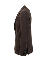 BOSS - Blazer with Classic Lapel and Button Closure - Brown - LIDIASHOPPING® - Official Website