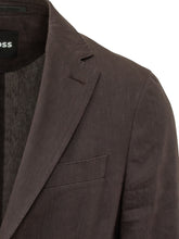 BOSS - Blazer with Classic Lapel and Button Closure - Brown - LIDIASHOPPING® - Official Website