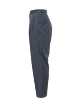 BOSS - Pleated Front Trousers - Blue - LIDIASHOPPING® - Official Website