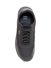 BOSS - Titanium Sneakers with Laces and Inserts - Black - LIDIASHOPPING® - Official Website