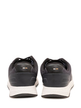 BOSS - Titanium Sneakers with Laces and Inserts - Blue - LIDIASHOPPING® - Official Website