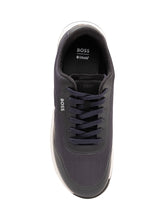 BOSS - Titanium Sneakers with Laces and Inserts - Blue - LIDIASHOPPING® - Official Website