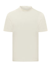 BOSS BY BECKHAM - T-shirt a Maniche Corte con Collo Alto - Bianco - LIDIASHOPPING® - Official Website