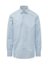 BOSS BY BECKHAM - Classic Shirt with Button Closure - Blue - LIDIASHOPPING® - Official Website
