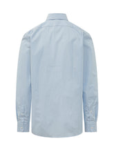 BOSS BY BECKHAM - Classic Shirt with Button Closure - Blue - LIDIASHOPPING® - Official Website