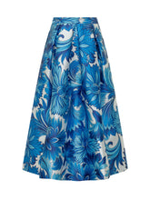 LUNATICA - Gonna Ampia con Stampa Floreale - Blu - LIDIASHOPPING® - Official Website