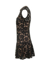 SELF-PORTRAIT - Mini Abito in Pizzo Nero - Nero - LIDIASHOPPING® - Official Website