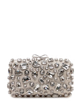 SELF-PORTRAIT - Crystal Embellished Clutch - White - LIDIASHOPPING® - Official Website