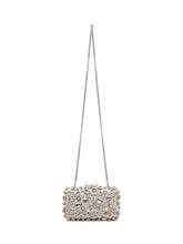 SELF-PORTRAIT - Crystal Embellished Clutch - White - LIDIASHOPPING® - Official Website