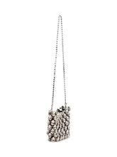 SELF-PORTRAIT - Mini Bag with Chain and Crystals - Silver - LIDIASHOPPING® - Official Website
