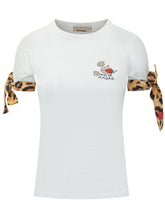 ALESSANDRO ENRIQUEZ - T-Shirt Slim Fit con Ricamo Kiss of Amore - Bianco - LIDIASHOPPING® - Official Website