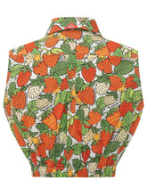 ALESSANDRO ENRIQUEZ - Sleeveless Cropped Strawberry Print Shirt - Multicolor - LIDIASHOPPING® - Official Website