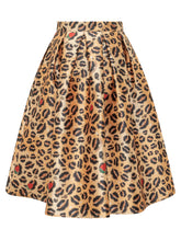 ALESSANDRO ENRIQUEZ - Wide Animal Print Midi Skirt - Multicolor - LIDIASHOPPING® - Official Website