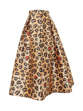 ALESSANDRO ENRIQUEZ - Wide Animal Print Midi Skirt - Multicolor - LIDIASHOPPING® - Official Website