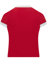 VERSACE - Vintage Contrast Trim T-Shirt - Red - LIDIASHOPPING® - Official Website